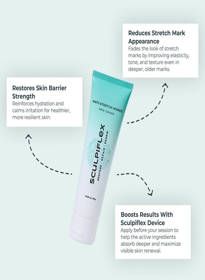 Sculpiflex Stretch Mark Cream for Pregnancy and Weight Changes for Hips, Legs, Stomach and More, Hydrating and Smoothing for Bright, Even Skin, Gentle Formula and Suitable for All Skin Types (2.82oz) - Image 4